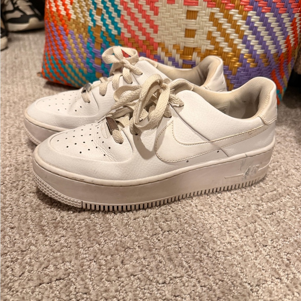 Nike Women’s Air Force 1 Leather Sneakers